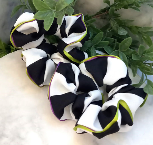 Beetlejuice scrunchie